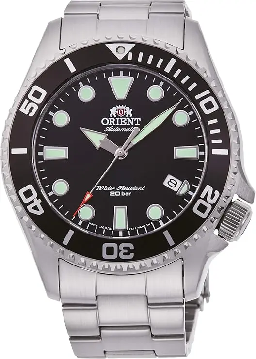 Reloj ORIENT: Automático Sports, Correa Metálica - 43mm (RA-AC0K01B10B)