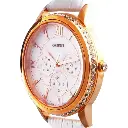 Reloj ORIENT: Cuarzo Classic, Correa Cuero - 39 mm (FSW03002W)