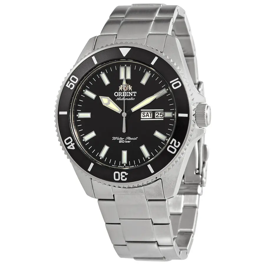 Reloj automático para hombre Kanno con esfera negra RA-AA0008B19A