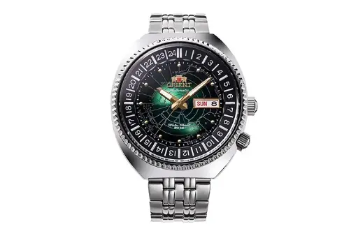 Reloj ORIENT: Automático World Revival, Correa Metálica - 43.5mm (RA-AA0E02E)