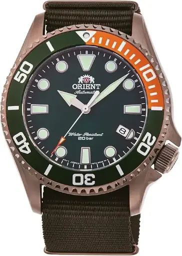 Reloj ORIENT: Automático Sports, Correa de Nylon - 43.4mm (RA-AC0K04E)